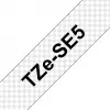 Tarratulostinnauha Brother TZE-SE5 — 24 mm x 8 m, musta valkoisella
