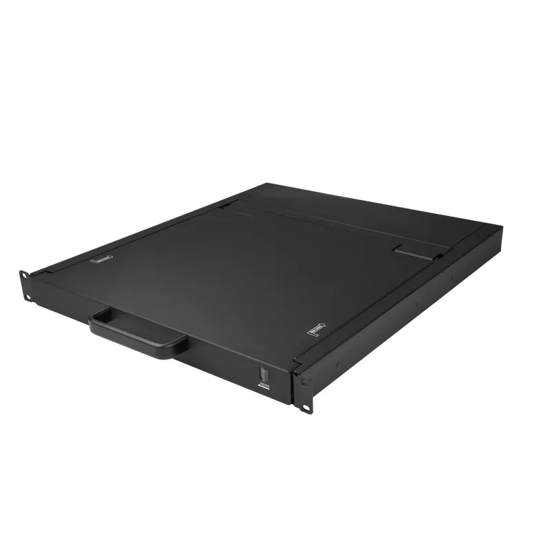 StarTech.com Rackmount KVM-konsoli – Single-Port VGA KVM 19 tuuman LCD-näytöllä palvelinkaappiin – täysin varusteltu universaali 1HE LCD KVM-laatikko kaapeleilla ja laitteistolla – USB-tuki – 50 000 MTBF