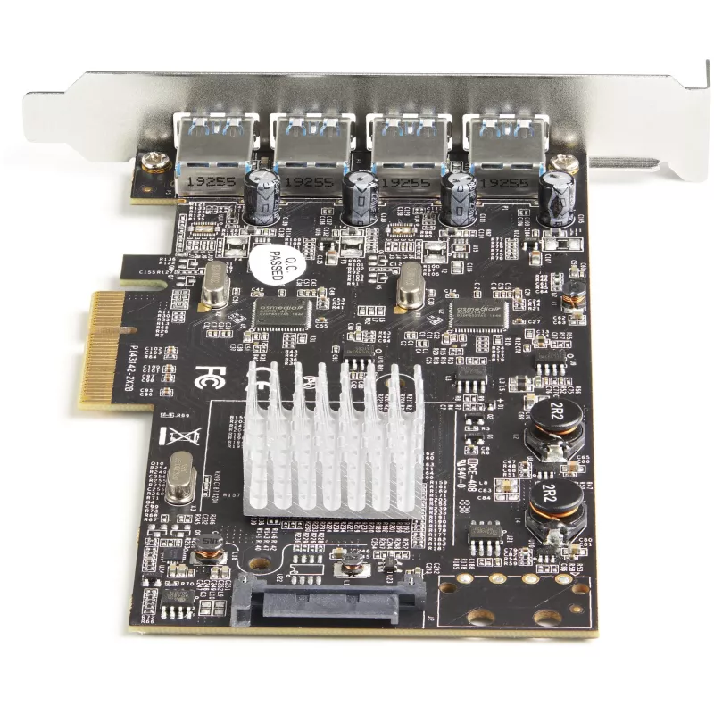 StarTech.com 4 portin USB PCIe -kortti – 10 Gbit/s USB 3.1/3.2 Gen 2 Type-A PCI Express -laajennuskortti 2 ohjaimella – 4x USB-A – USB PCIe -lisäadapterikortti – Windows/Mac/Linux