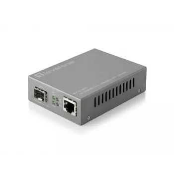 LevelOne RJ45 - SFP hallittava Fast Ethernet -mediakonvertteri