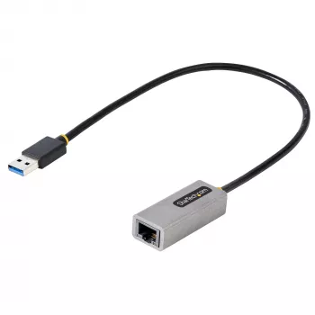 StarTech.com USB 3.0 - Gigabit Ethernet -verkkosovitin - 10/100/1000 Mbit/s, USB - RJ45, USB 3.0 - LAN -adapteri, USB 3.0 Ethernet -adapteri (GbE), 28 cm integroitu kaapeli, ajuriton asennus