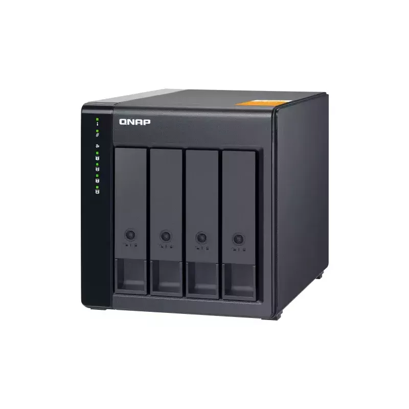 QNAP suorituskykyinen pöytämallinen SATA 6Gbps JBOD-tallennuskotelo | TL-D400S | musta