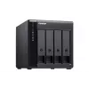 QNAP suorituskykyinen pöytämallinen SATA 6Gbps JBOD-tallennuskotelo | TL-D400S | musta