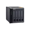 QNAP suorituskykyinen pöytämallinen SATA 6Gbps JBOD-tallennuskotelo | TL-D400S | musta
