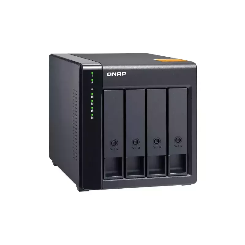QNAP suorituskykyinen pöytämallinen SATA 6Gbps JBOD-tallennuskotelo | TL-D400S | musta