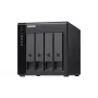 QNAP suorituskykyinen pöytämallinen SATA 6Gbps JBOD-tallennuskotelo | TL-D400S | musta