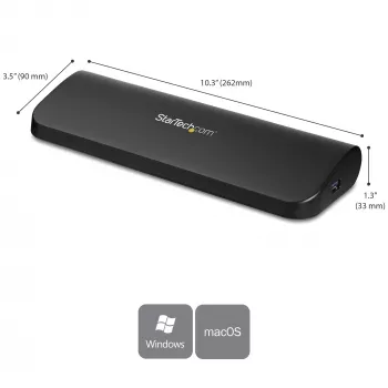 StarTech.com kahden näytön USB 3.0 -telakointiasema HDMI & DVI/VGA