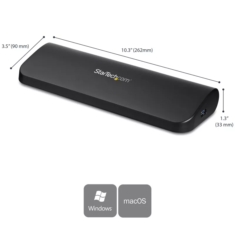 StarTech.com kahden näytön USB 3.0 -telakointiasema HDMI & DVI/VGA
