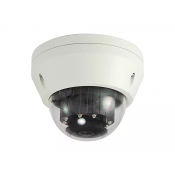 LevelOne HUBBLE kiinteä kupoli IP-verkkokamera, H.265, 3 megapikseliä, 802.3af PoE, IR-LEDit, sisä-/ulkokäyttöön, ilkivaltasuojattu