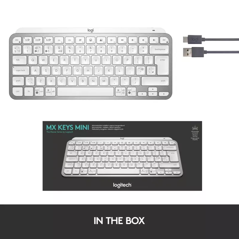 Logitech MX Keys Mini langaton valaistu näppäimistö Mini QWERTY