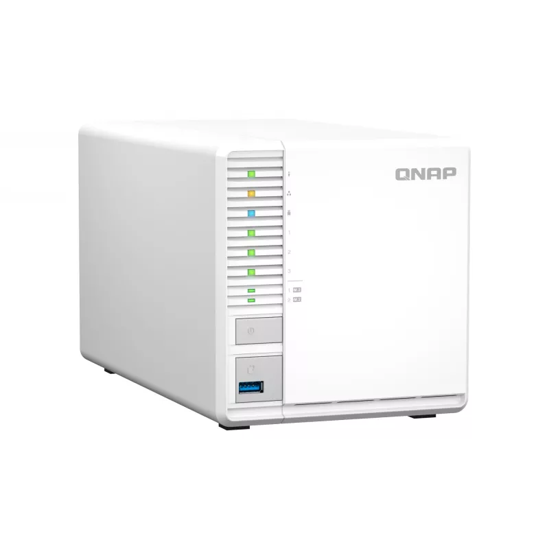 QNAP TS-364 NAS-tornikotelo Intel® Celeron® N5095 8 GB DDR4 0 TB QNAP Turbo System valkoinen