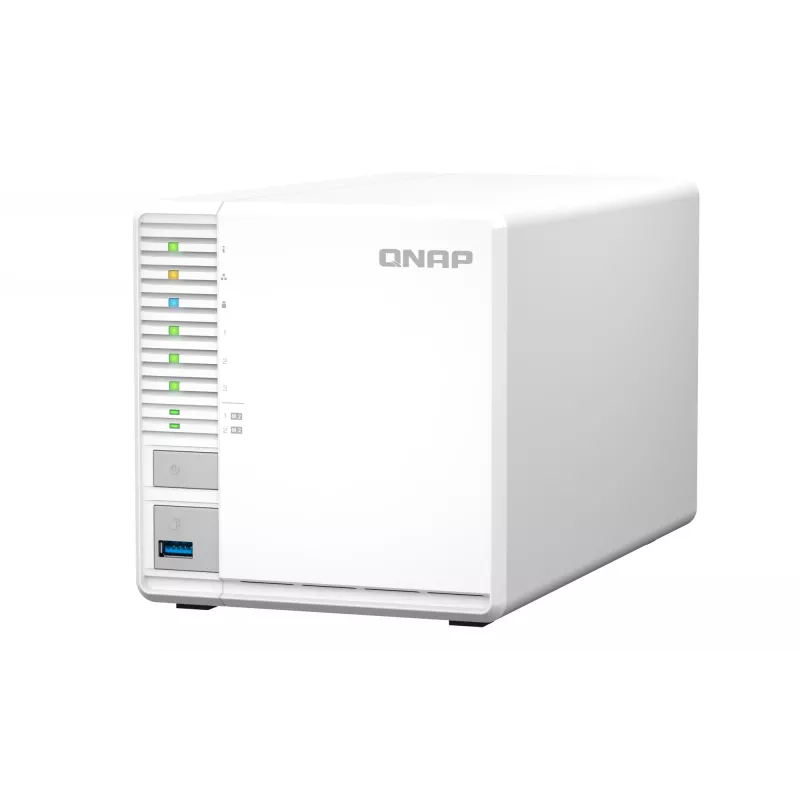 QNAP TS-364 NAS-tornikotelo Intel® Celeron® N5095 8 GB DDR4 0 TB QNAP Turbo System valkoinen