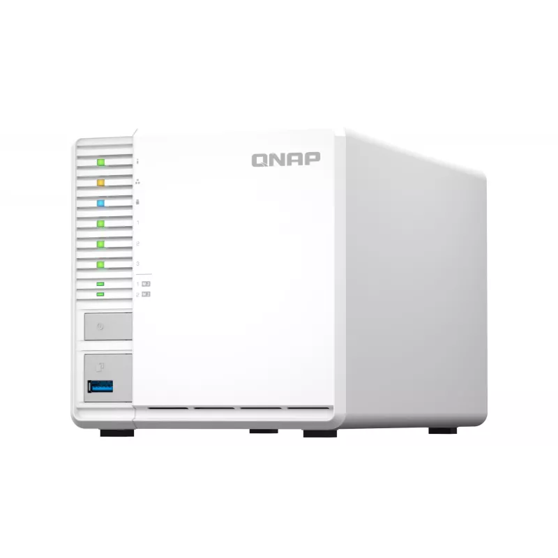 QNAP TS-364 NAS-tornikotelo Intel® Celeron® N5095 8 GB DDR4 0 TB QNAP Turbo System valkoinen