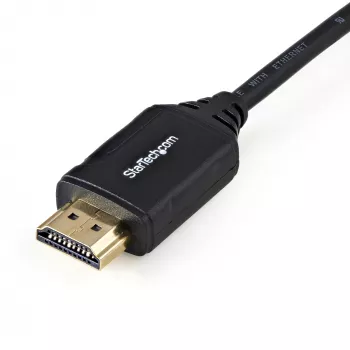 StarTech.com HDMM50CMP Premium High Speed HDMI 2.0 -kaapeli Ethernet-tuella, 4K 60 Hz, HDR, HDMI (uros) – HDMI (uros), 0,5 m, musta