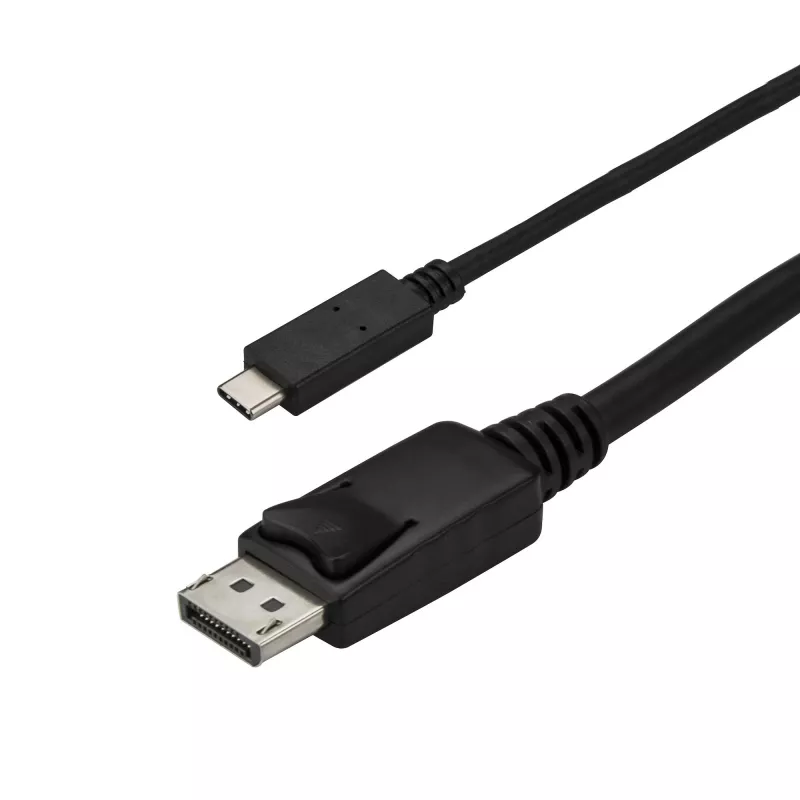 StarTech.com 2,9 m (9,8 ft.) USB-C - DisplayPort 1.2 -kaapeli 4K 60Hz – USB-C - DisplayPort -adapterikaapeli – HBR2 USB Type-C DP Alt Mode - DP-näyttö videokaapeli – toimii Thunderbolt 3:n kanssa – musta
