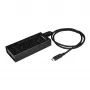 StarTech.com HB30C5A2CST 7-porttinen USB 3.0 -hubi, USB-C – 5x USB-A ja 2x USB-C, pikalatausportti, teollinen, metallia