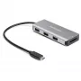StarTech.com HB31C3ASDMB 3-porttinen USB-C-hubi SD-kortinlukijalla, 3x USB-A, 10 Gbps, USB 3.1, väyläkäyttöinen, 25 cm:n kaapeli, Thunderbolt 3 -yhteensopiva