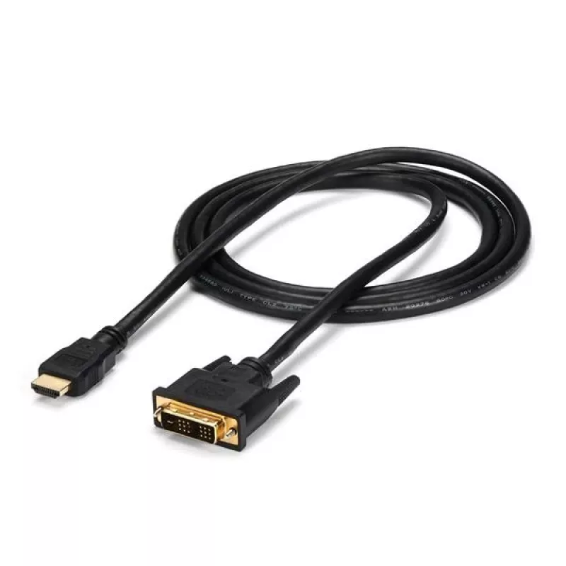 StarTech.com 6 ft HDMI - DVI-D -kaapeli - M/M, 1,8 m, HDMI, DVI-D, pistoke, pistoke, suora