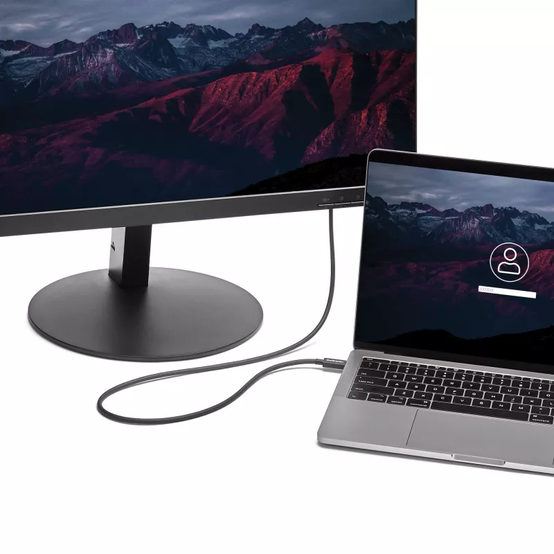 StarTech.com 1m Thunderbolt 3 (20Gbps) USB-C-kaapeli – Thunderbolt, USB ja DisplayPort yhteensopiva
