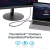 StarTech.com 1m Thunderbolt 3 (20Gbps) USB-C-kaapeli – Thunderbolt, USB ja DisplayPort yhteensopiva