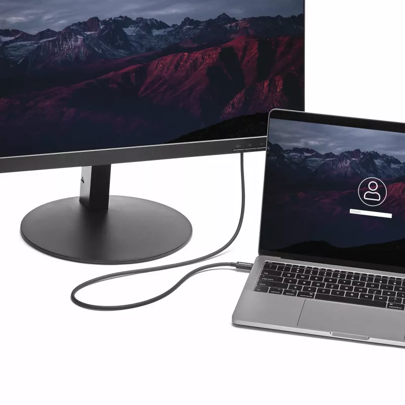 StarTech.com 2m Thunderbolt 3 (20Gbit/s) USB-C-kaapeli – yhteensopiva Thunderbolt, USB ja DisplayPort kanssa