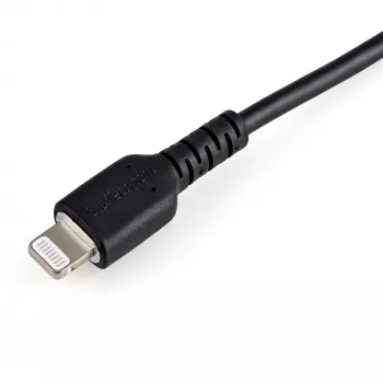 StarTech.com 15 cm kestävä musta USB-A-Lightning-kaapeli – vahva aramidikuituinen USB Type-A-Lightning-lataus-/synkronointikaapeli – Apple MFi -sertifioitu iPad/iPhone 12