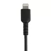StarTech.com 15 cm kestävä musta USB-A-Lightning-kaapeli – vahva aramidikuituinen USB Type-A-Lightning-lataus-/synkronointikaapeli – Apple MFi -sertifioitu iPad/iPhone 12