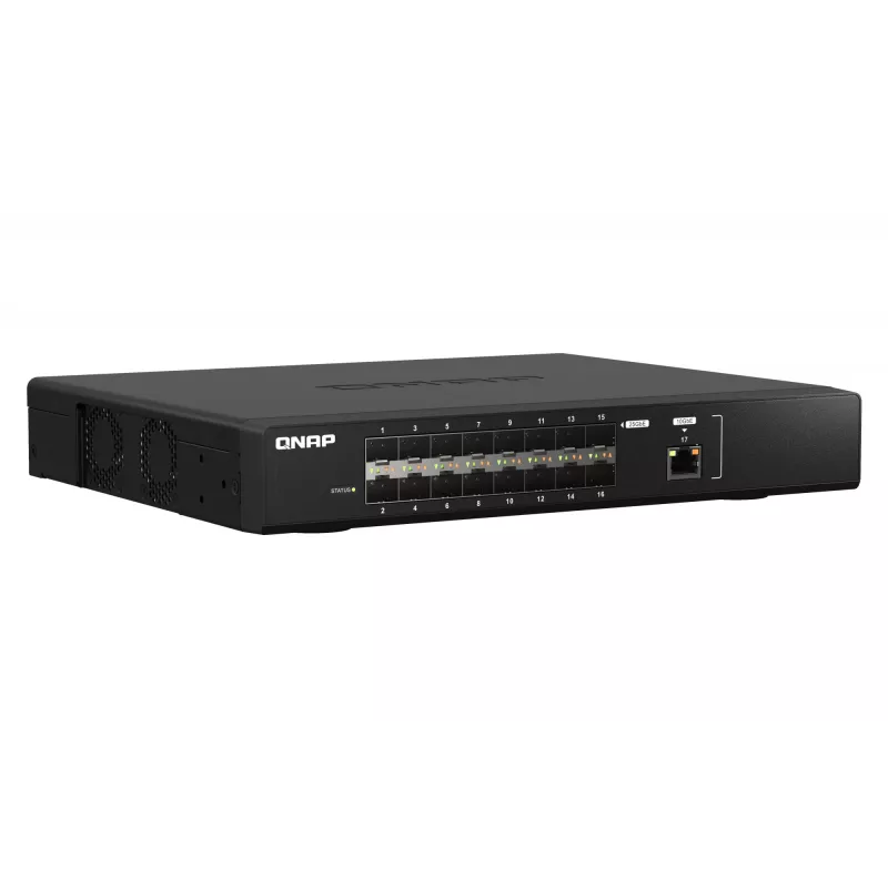 QNAP QSW-M5216-1T verkkokytkin hallittava L2 musta
