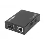 Intellinet 10GBase-T - 10GBase-R -mediakonvertteri, 1 x 10 GB SFP+ -paikka, 1 x 10GB RJ45 -portti