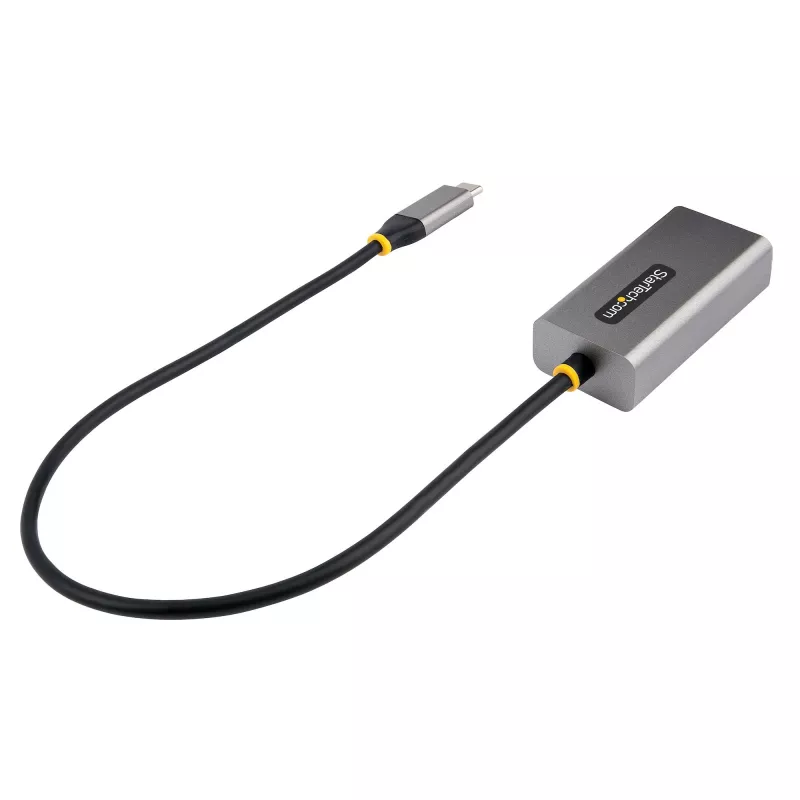 StarTech.com US1GC30B2 USB-C–Gigabit Ethernet -sovitin, USB 3.0, 10/100/1000 Mbps, ASIX AX88179A, 30 cm kaapeli, harmaa