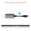 StarTech.com Mini DisplayPort - HDMI-sovitin - mDP - HDMI -sovitindongle - 1080p - Mini DisplayPort 1.2 - HDMI-näyttö - Mini DP - HDMI -videomuunnin - 30 cm kiinteä kaapeli - päivitetty versio MDP2HDMI:stä