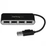 StarTech.com kannettava 4-porttinen USB 2.0 -keskitin integroidulla kaapelilla
