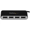 StarTech.com kannettava 4-porttinen USB 2.0 -keskitin integroidulla kaapelilla