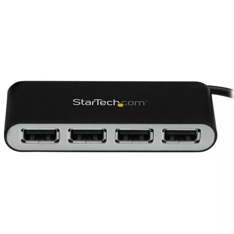 StarTech.com kannettava 4-porttinen USB 2.0 -keskitin integroidulla kaapelilla