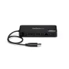 StarTech.com USB 3.0 Mini-Dock – kahden näytön USB-A-telakointiasema DisplayPort 4K 60Hz -videolla ja Gigabit Ethernetillä – 30 cm kaapeli – kannettava USB 3.1 Gen 1 Type-A -kannettavasovitin