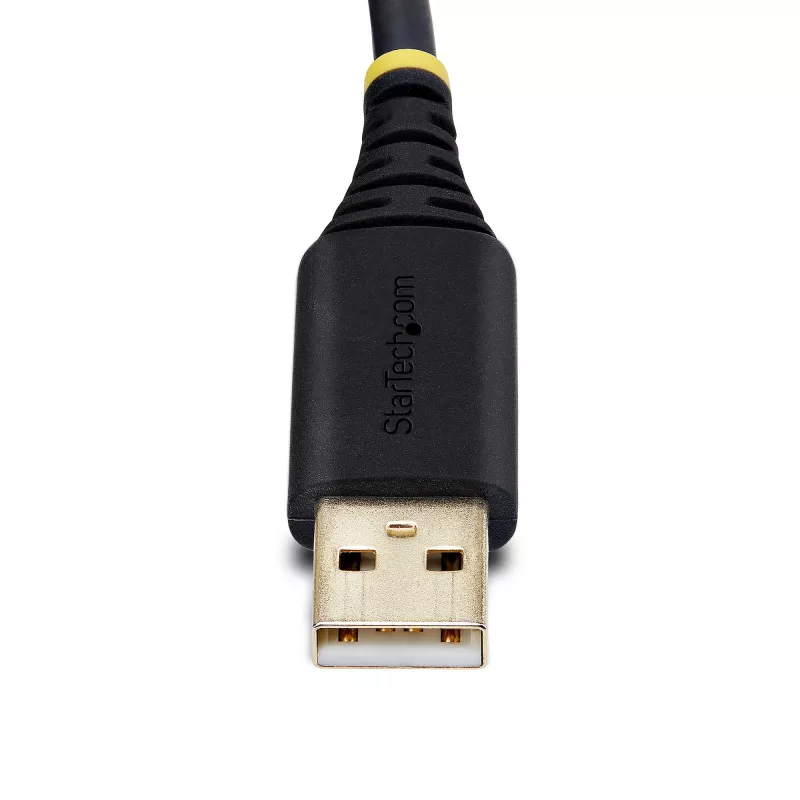 StarTech.com 3 m USB - sarja-sovitinkaapeli, COM-säilytys, vaihdettavat ruuvit/mutterit, USB-A - DB9 RS232, FTDI IC, ESD-suoja, Windows/macOS/Linux