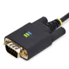 StarTech.com 3 m USB - sarja-sovitinkaapeli, COM-säilytys, vaihdettavat ruuvit/mutterit, USB-A - DB9 RS232, FTDI IC, ESD-suoja, Windows/macOS/Linux