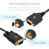 StarTech.com 3 m USB - sarja-sovitinkaapeli, COM-säilytys, vaihdettavat ruuvit/mutterit, USB-A - DB9 RS232, FTDI IC, ESD-suoja, Windows/macOS/Linux