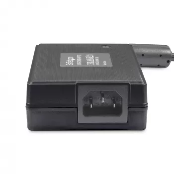 StarTech.com 160W yleinen DC-virtalähde (24V/6,6A), 1,2 m 2-johtiminen kaapeli, 2/3-pin liitinrimat, 100-240V AC/DC ulkoinen virtalähde teollisiin USB-keskittimiin, NA/UK/EU/ANZ