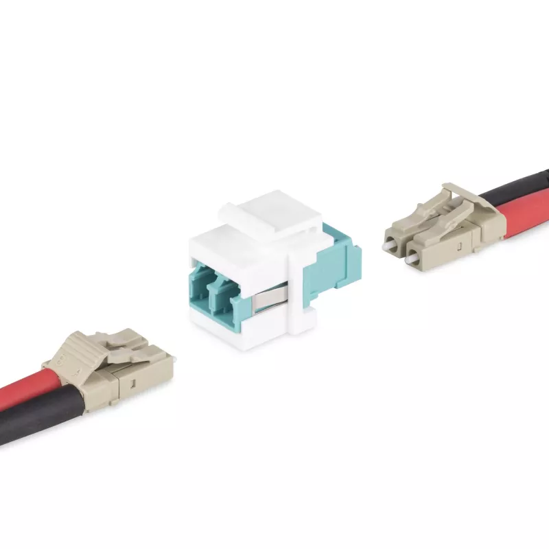 StarTech.com LC - LC -liitäntä, LC-kuituliitäntä, LC/UPC-keystone-liitäntä, duplex-kuitu-LC-keystone-liitäntä patch-paneeliin