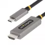 StarTech.com 10ft (3m) USB-C - HDMI -sovitinkaapeli, 8K 60Hz, 4K 144Hz, HDR10, USB Type-C - HDMI 2.1 -videomuunninkaapeli, USB-C DP Alt Mode/USB4/Thunderbolt 3/4 -yhteensopiva – USB-C-kannettava - HDMI-näyttö