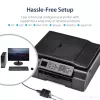 StarTech.com 10/100Mbps Ethernet-USB 2.0 -verkkotulostuspalvelin LPR