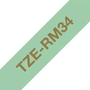 Brother TZE-RM34 tarranauha kulta mintunvihreällä