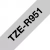 Brother TZE-R951 tarranauha musta hopealla