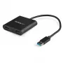 StarTech.com USB 3.0 - Dual HDMI -sovitin, USB-2x HDMI -näyttökonvertteri Windowsille (ei tue macOS/ChromeOS/Linux) - TAA