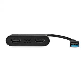 StarTech.com USB 3.0 - Dual HDMI -sovitin, USB-2x HDMI -näyttökonvertteri Windowsille (ei tue macOS/ChromeOS/Linux) - TAA