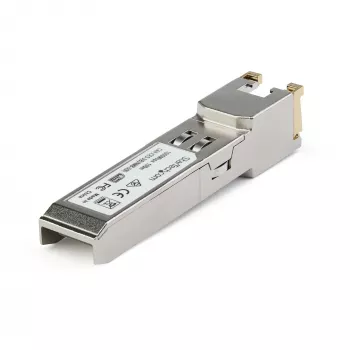 StarTech.com Cisco GLC-TE -yhteensopiva moduuli - 1000BASE-T kupari teollinen Gigabit Ethernet -lähetin-vastaanotin - SFP-RJ45 Cat6/Cat5e 100 m laajennettu lämpötila - Cisco Firepower, IE 2000, C9500, C2960