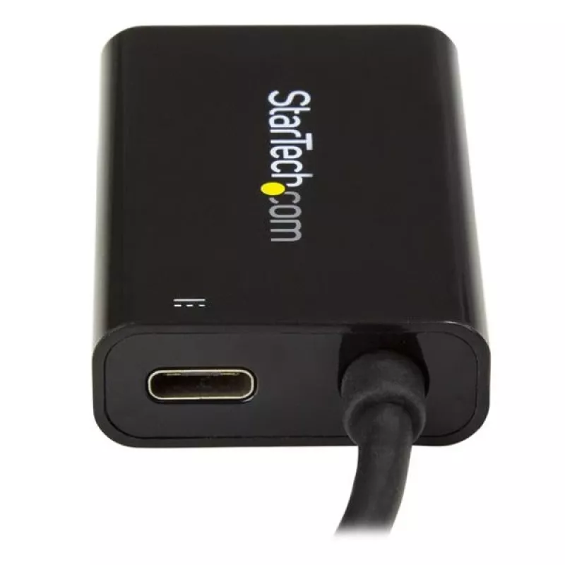 StarTech.com USB-C - HDMI 2.0 -sovitin Power Delivery -toiminnolla - 4K 60Hz USB Type-C - HDMI-näytön videosovitin - 60W PD -läpivientilatausliitäntä - Thunderbolt 3 -yhteensopiva - musta