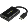 StarTech.com USB-C - HDMI 2.0 -sovitin Power Delivery -toiminnolla - 4K 60Hz USB Type-C - HDMI-näytön videosovitin - 60W PD -läpivientilatausliitäntä - Thunderbolt 3 -yhteensopiva - musta