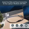 StarTech.com USB-C - HDMI 2.0 -sovitin Power Delivery -toiminnolla - 4K 60Hz USB Type-C - HDMI-näytön videosovitin - 60W PD -läpivientilatausliitäntä - Thunderbolt 3 -yhteensopiva - musta